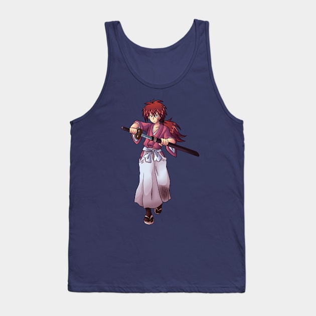 Kenshin from RUROUNI KENSHIN Tank Top by IanDimas